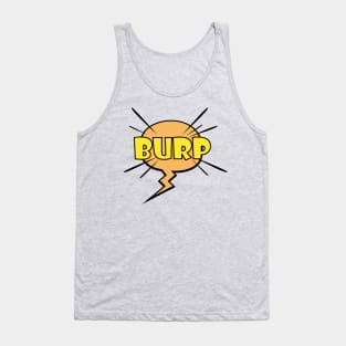 Speech Balloon With Burp Sound Tank Top